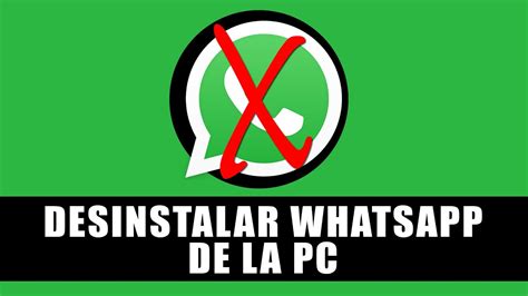 desinstalar whatsapp windows - excluir whatsapp do computador